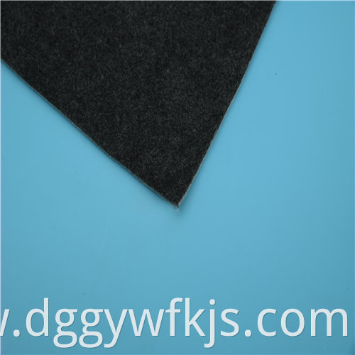 Black needle-punched cotton non-woven needle-punched cotton